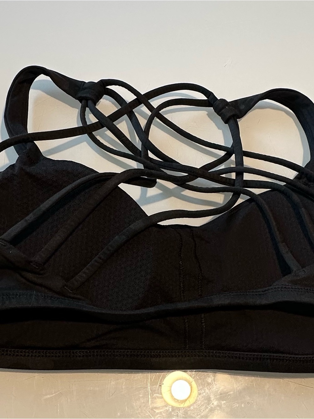 lululemon athletica Black Strappy Sports Bra